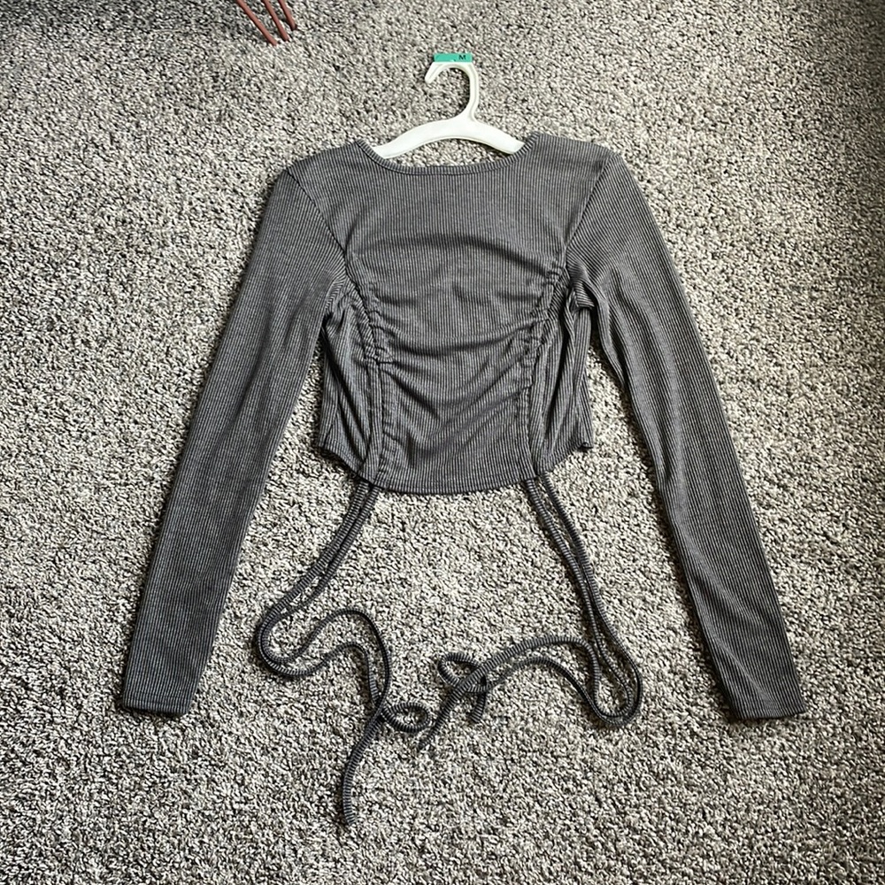 NWT Nasty Gal long sleeve crop top